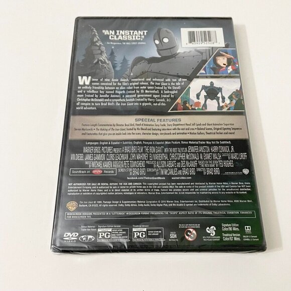 The Iron Giant Signature Edition DVD A Brad Bird Film - Picture 9 of 12